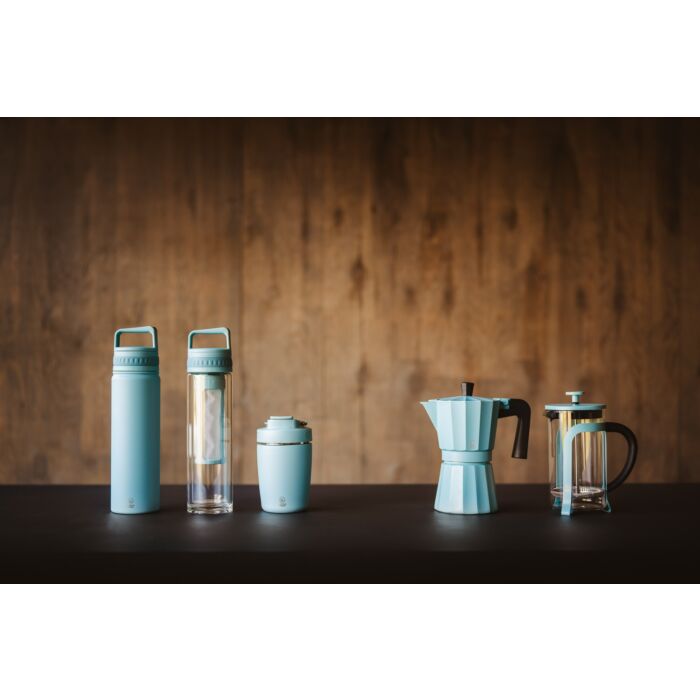 Leopold Vienna Moshi Cold Brew Infuser Bottle - Glas - Mint - 400 ml