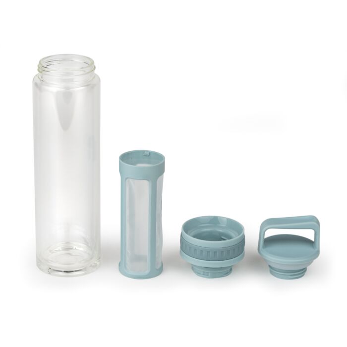 Leopold Vienna Moshi Cold Brew Infuser Bottle - Glas - Mint - 400 ml