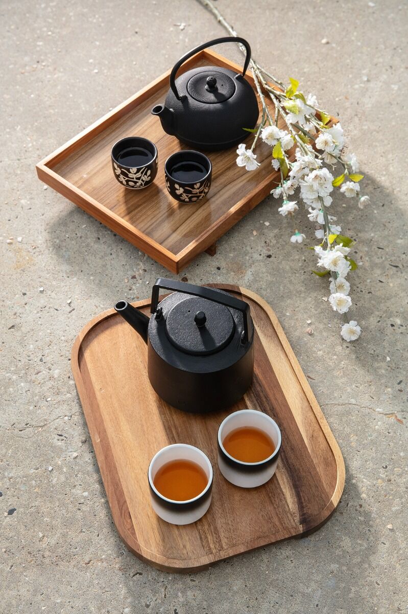 Bredemeijer Kyoto Dienblad - Hout - 40 cm x 30 cm x 2,5 cm