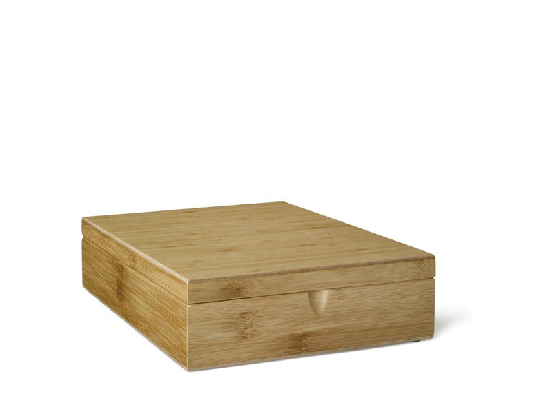 Bredemeijer Theedoos - 9-vaks - Bamboe - 27,1 cm x 22,1 cm