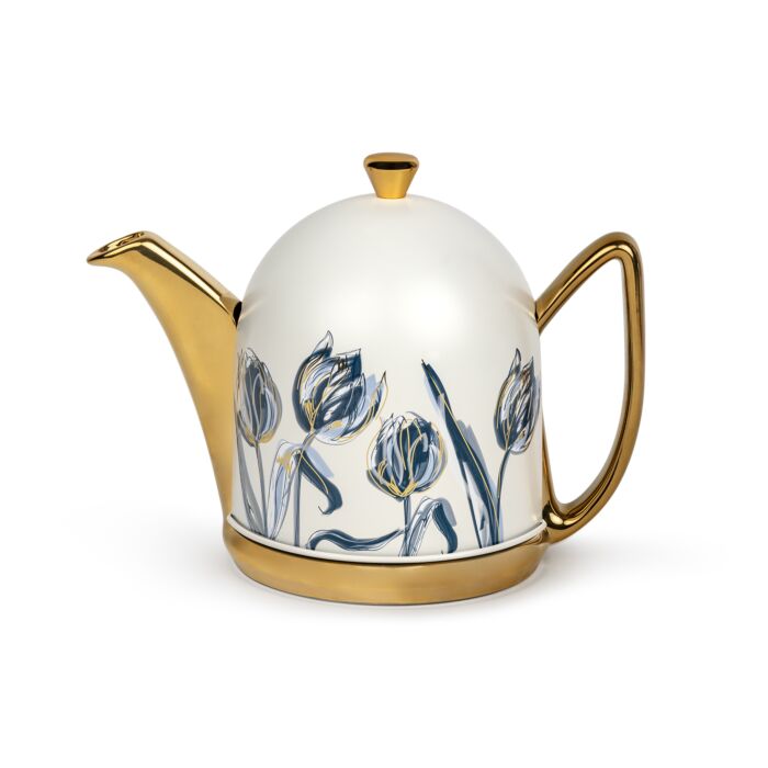 Bredemeijer Cosy® Manto Tulip Theepot - Goudkleurig - 1 ltr.