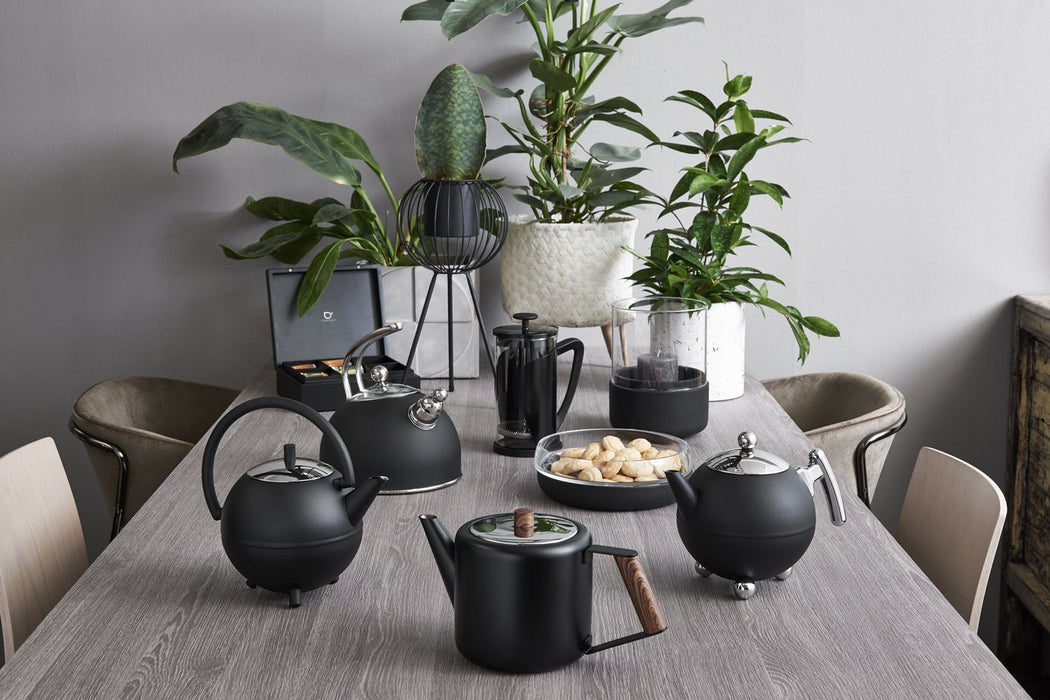 Bredemeijer Duet® Design Boston Theepot - Mat Zwart - 1,1 ltr.