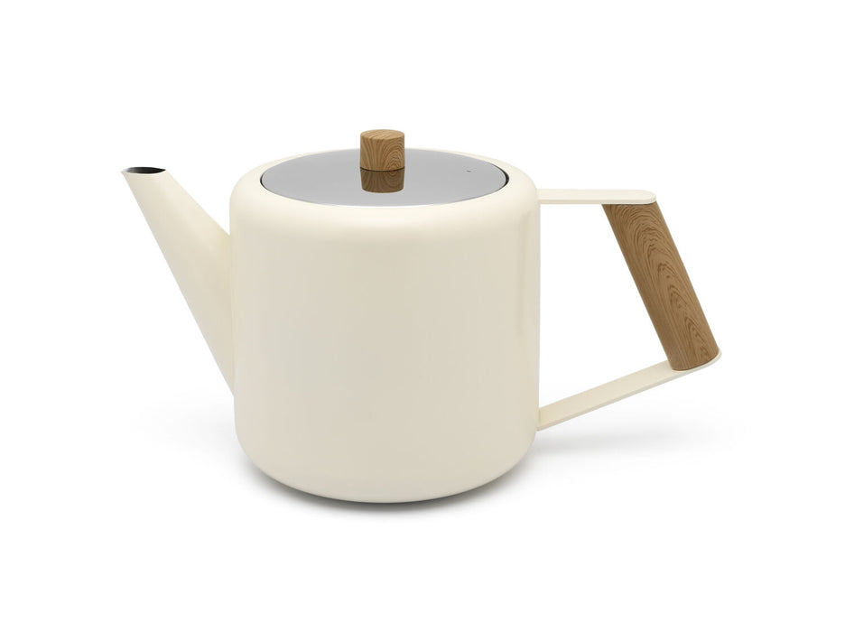 Bredemeijer Duet® Design Boston Theepot - Mat Wit - 1,1 ltr.