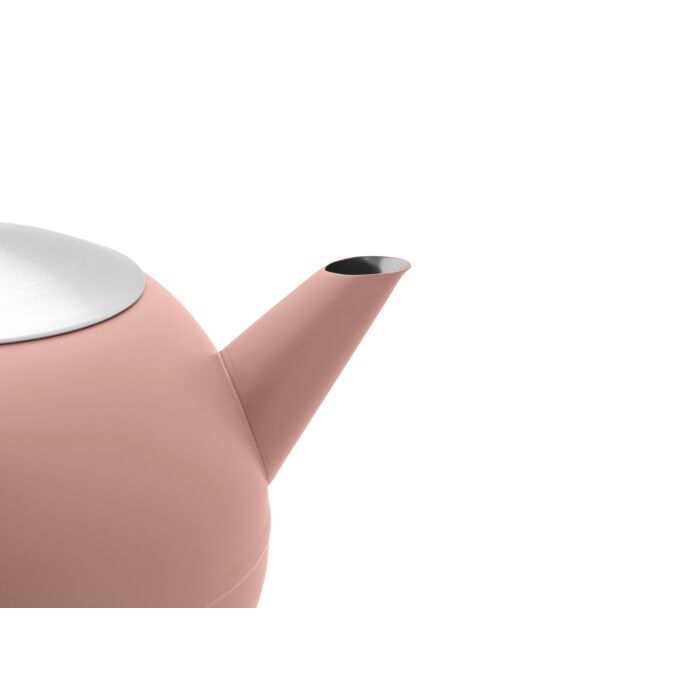 Bredemeijer Duet® Bella Ronde Theepot - Blush Pink - 1,2 ltr.