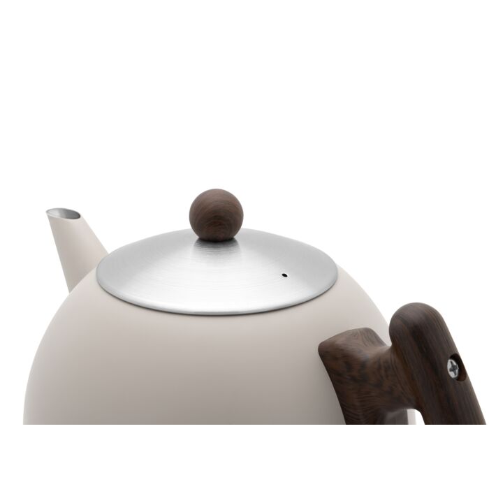 Bredemeijer Duet® Bella Ronde Theepot - Zand - 1,2 ltr.