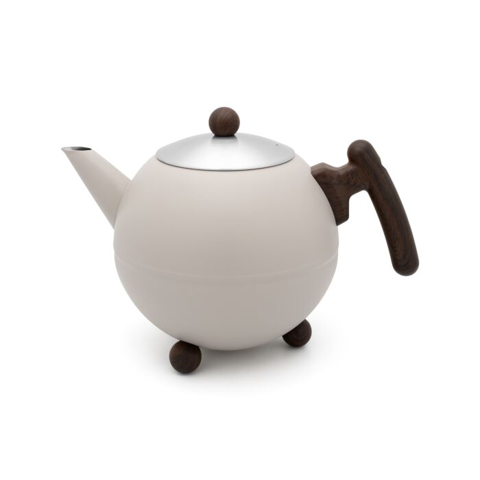 Bredemeijer Duet® Bella Ronde Theepot - Zand - 1,2 ltr.