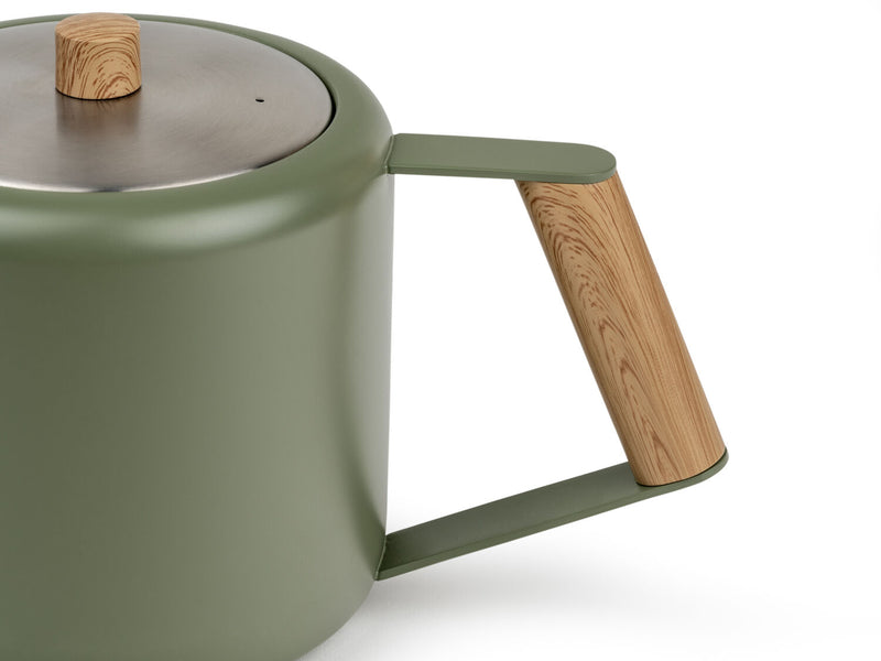 Bredemeijer Duet® Design Boston Theepot - Legergroen - 1,1 ltr.