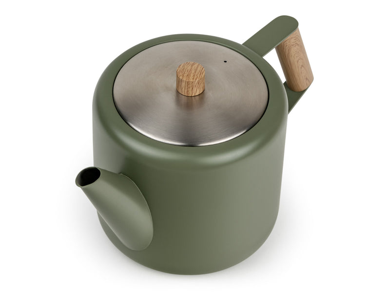 Bredemeijer Duet® Design Boston Theepot - Legergroen - 1,1 ltr.