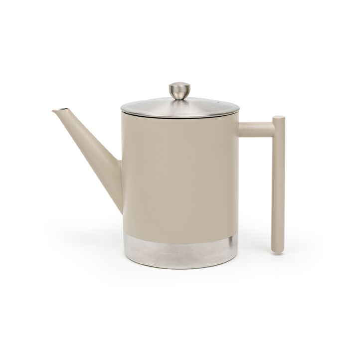 Bredemeijer Minuet® Cylindre Theepot - Taupe - 1,2 ltr.