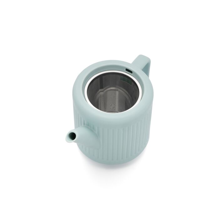 Bredemeijer Skagen Theepot - Porselein - Lichtblauw - 1,2 ltr.
