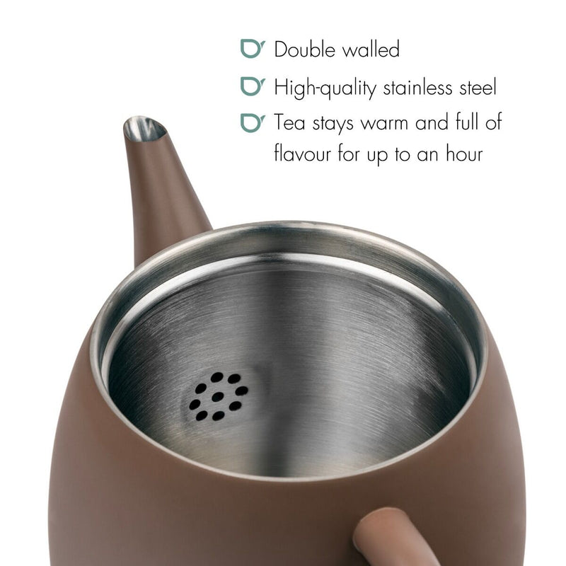 Bredemeijer Vera Theepot - Donkerbruin - 900 ml