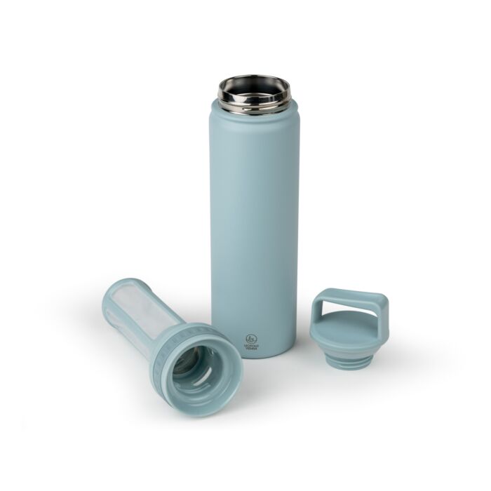 Leopold Vienna Moshi Cold Brew Infuser Bottle - RVS - Mint - 600 ml