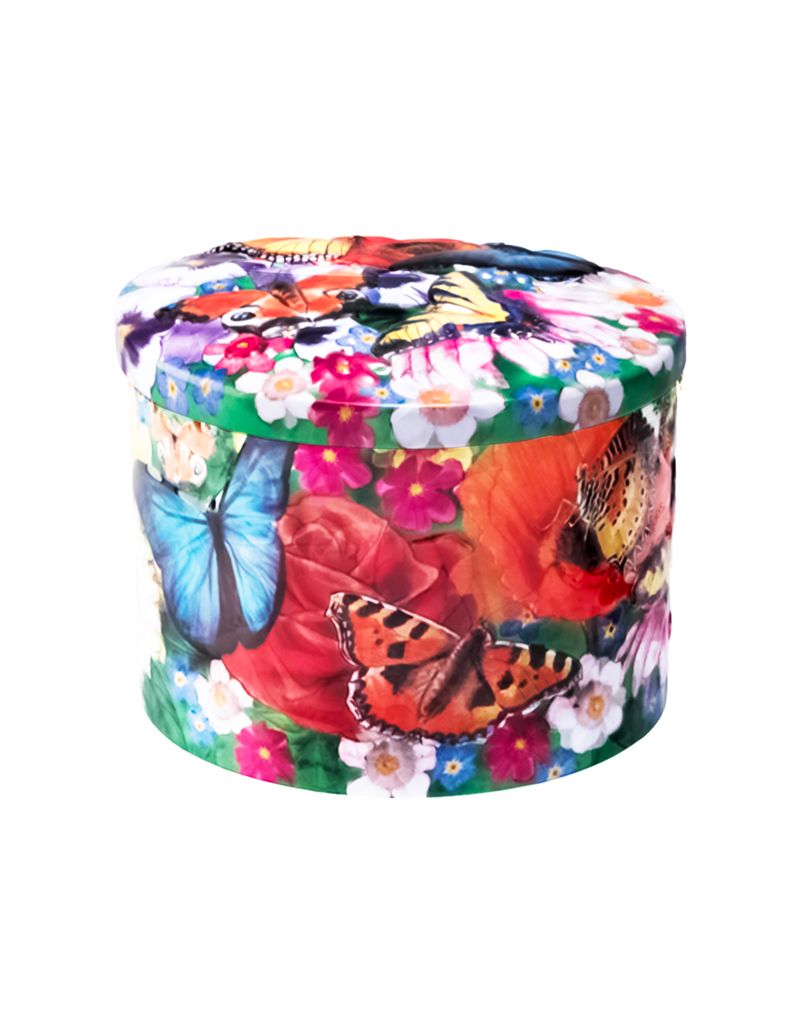 Gardiners of Scotland Butterfly and Flowers Vanilla Fudge Blik - 200 gram