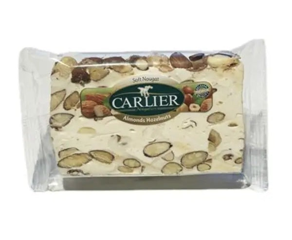 Carlier - Nougat Amandel Hazelnoot - 100 gram