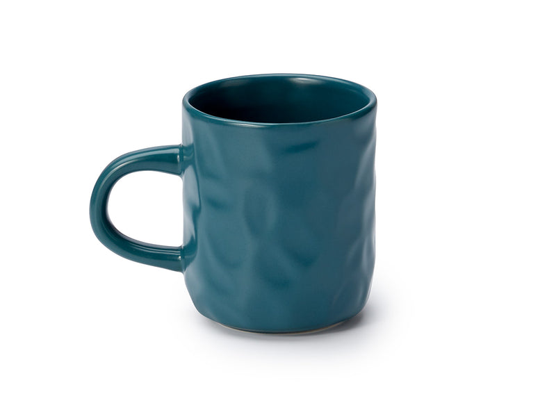 ChaCult Juna Beker - Petrol - Aardewerk - 300 ml