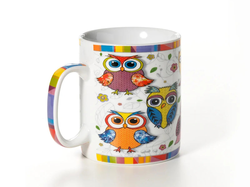 ChaCult Owl Beker - Porselein - 750 ml