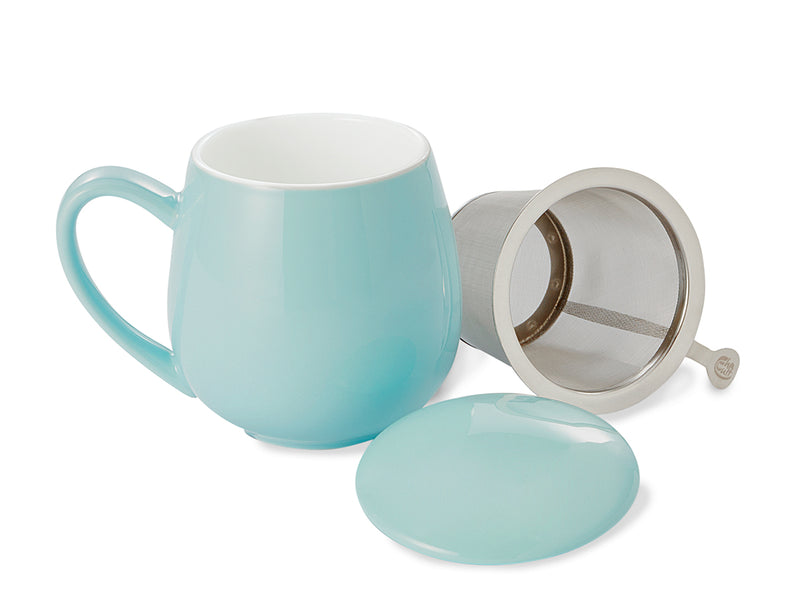 ChaCult Saara Turquoise Beker - Porselein - 350 ml