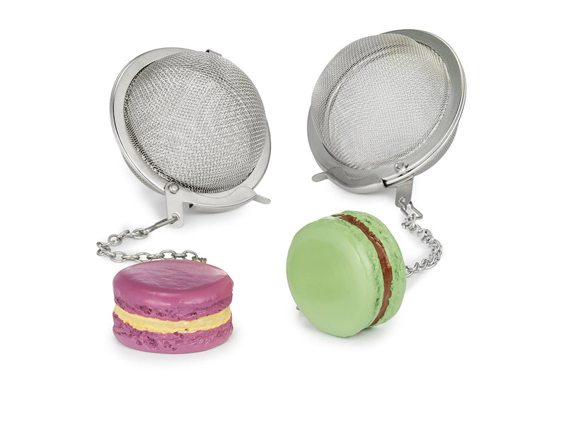 ChaCult Macarons Thee Ei - RVS - Ø 5 cm