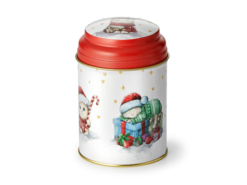 ChaCult Christmas Cats Theeblik - Metaal - 125 gram