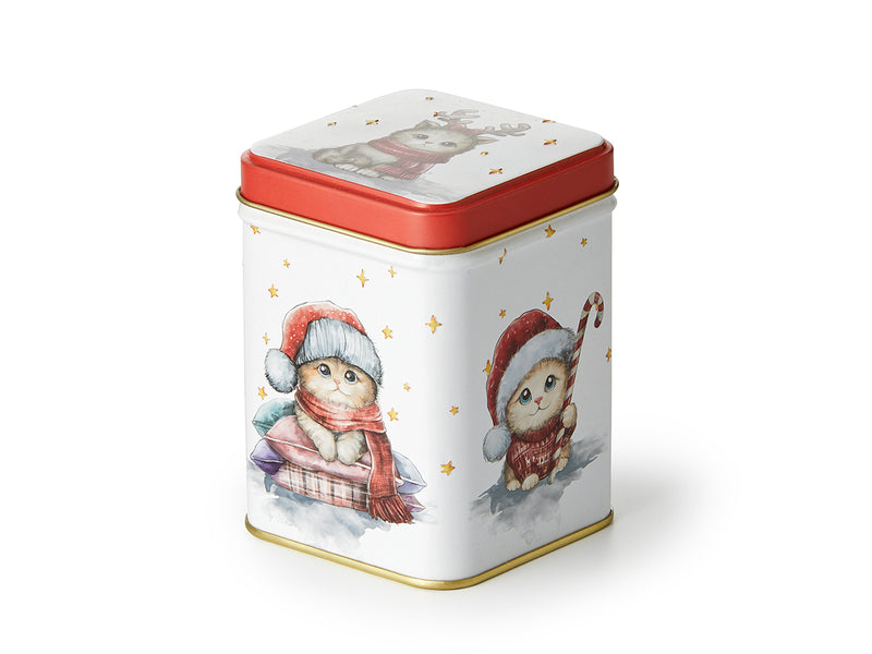 ChaCult Christmas Cats Theeblik - Metaal - 100 gram