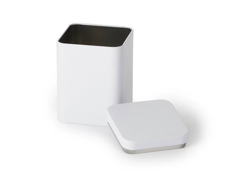 ChaCult Solo Theeblik - Wit - Metaal - 100 gram