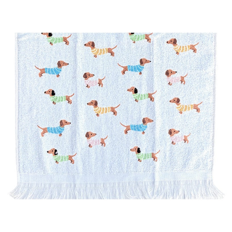 Clayre & Eef Gastendoekje - Teckel - 100% Katoen -  40 cm x 66 cm