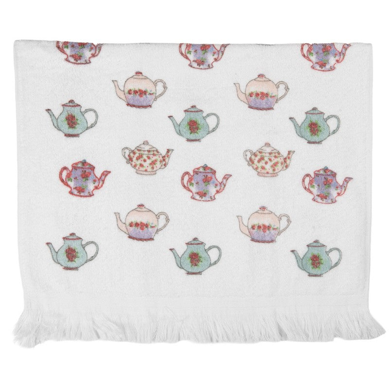 Clayre & Eef Gastendoekje - Theepotten - 100% Katoen -  40 cm x 66 cm