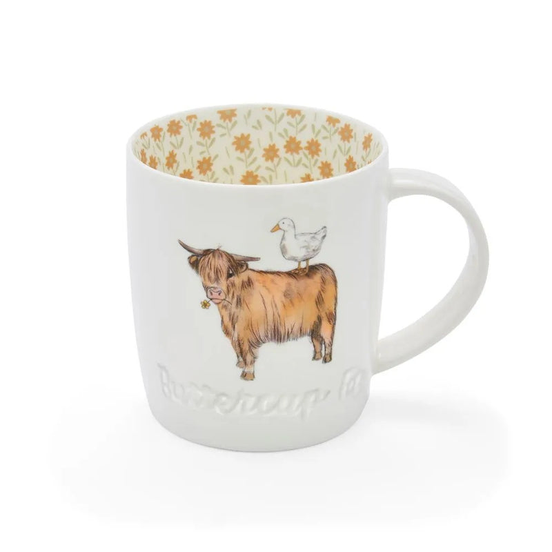 Cooksmart Buttercup Farm Angus Beker - Highlander - Fine China
