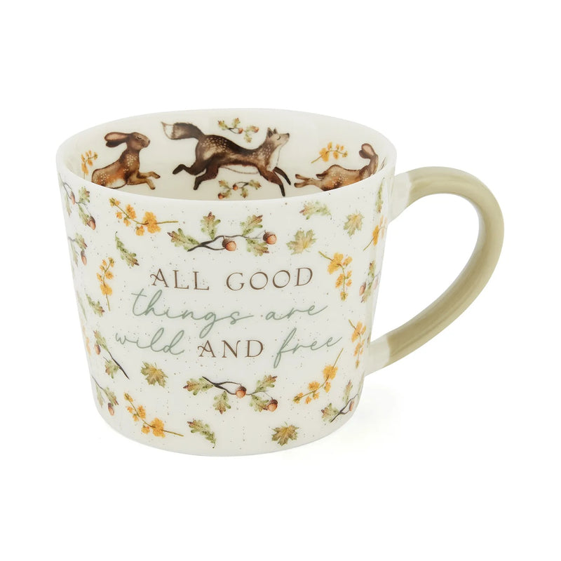 Cooksmart Forest Fable All Good Things Beker - Fine China - 330 ml