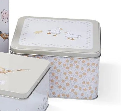 Cooksmart Buttercup Farm Blik - Metaal -  18,7 cm x 18,7 cm x 10,5 cm