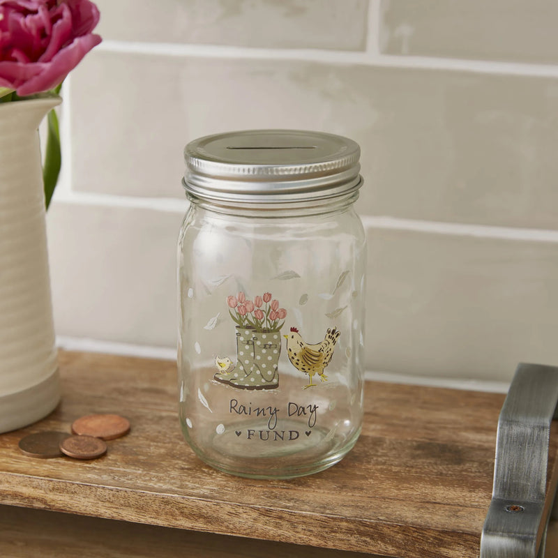 Cooksmart Hen House Lane Spaarpot - Glas