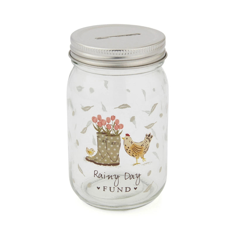 Cooksmart Hen House Lane Spaarpot - Glas