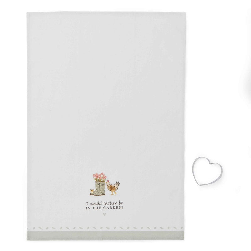 Cooksmart Hen House Lane Theedoek met Koekjesvorm - 65 cm x 45 cm