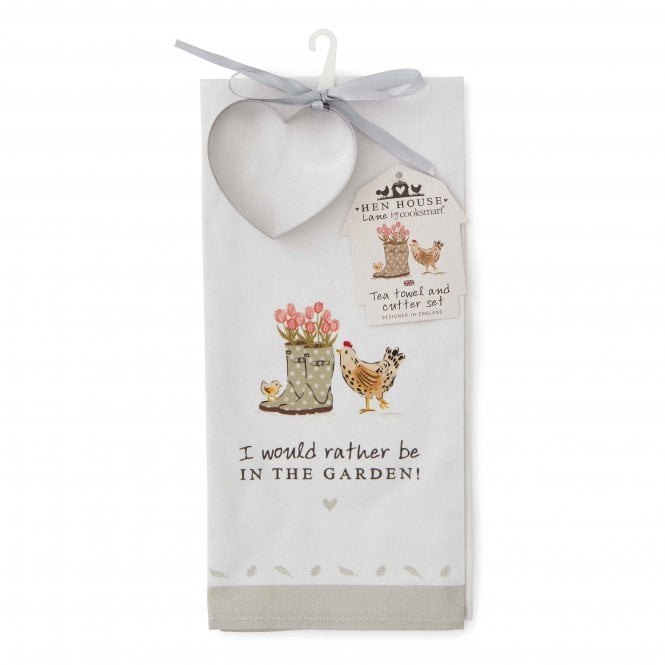 Cooksmart Hen House Lane Theedoek met Koekjesvorm - 65 cm x 45 cm