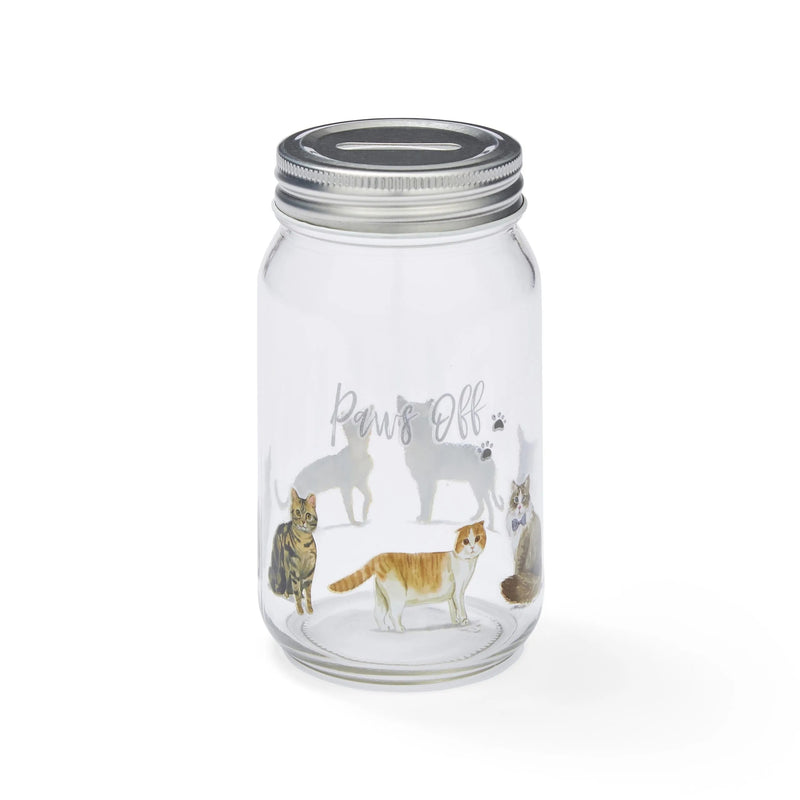 Cooksmart Curious Cats Spaarpot - Glas
