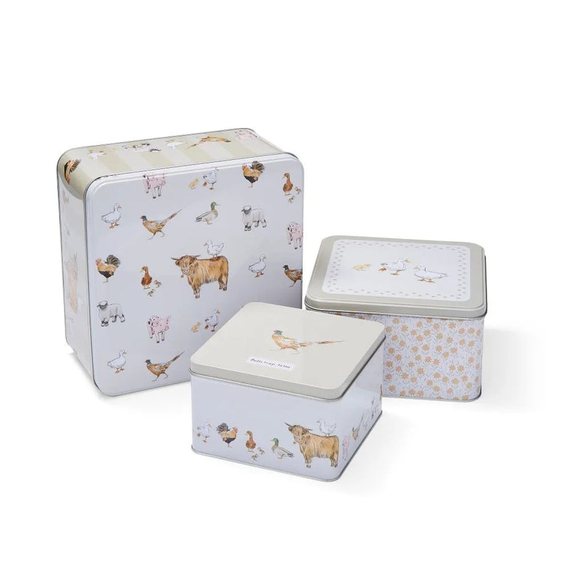 Cooksmart Buttercup Farm Set van 3 Blikken - Metaal