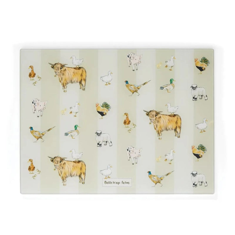 Cooksmart Buttercup Farm Werkblad Saver - Glas
