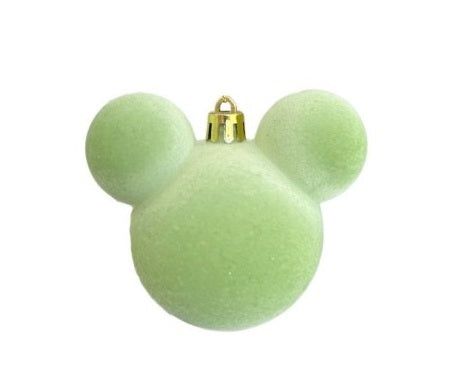 Disney Kerstbal Velvet - mint groen