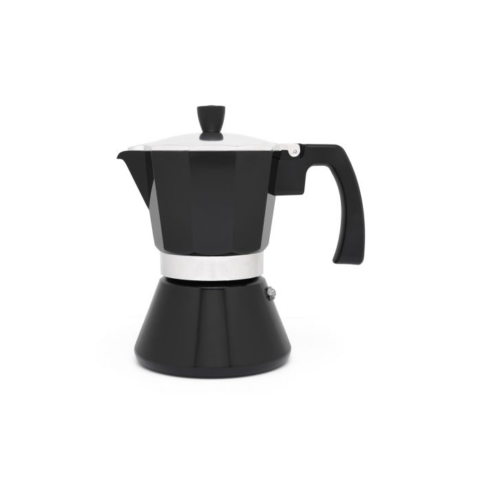 Leopold Vienna Espressomaker Tivoli - Zwart - RVS/Aluminium - 6 kopjes