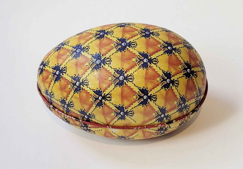 Fabergé Ei Heritage Blikje -  Geel - Metaal - 11 cm x 6,9 cm x 7,1 cm