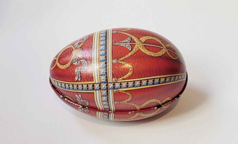 Fabergé Ei Heritage Blikje - Rood - Metaal - 11 cm x 6,9 cm x 7,1 cm