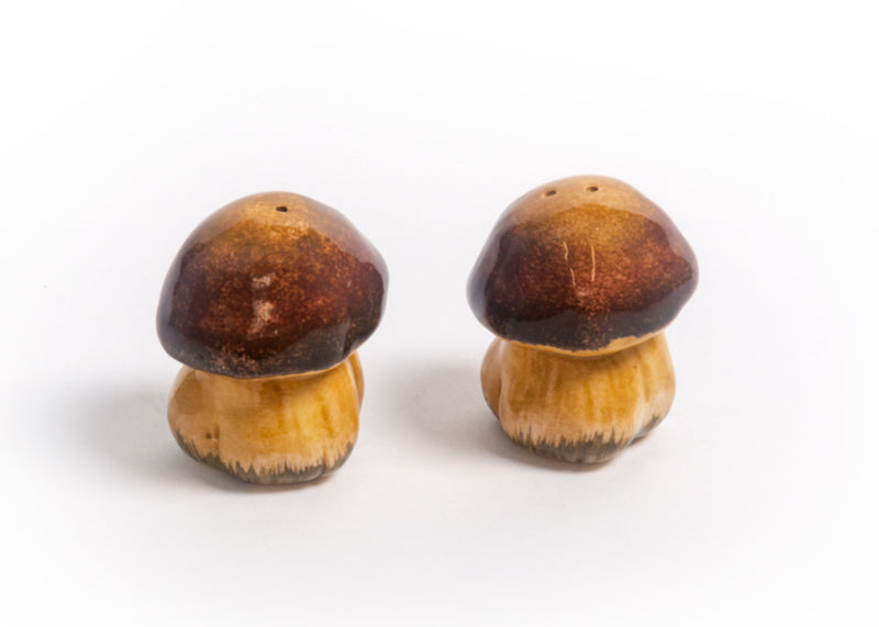 Piccobella Peper en Zout Stel Cantharel/Champignon - Bruin - Keramiek