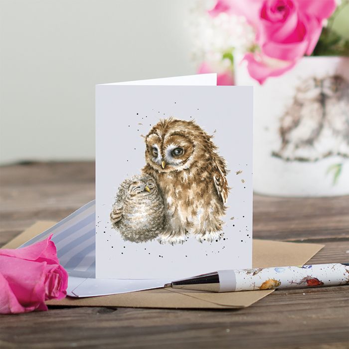 Wrendale Designs Owlways By Your Side Kaartje