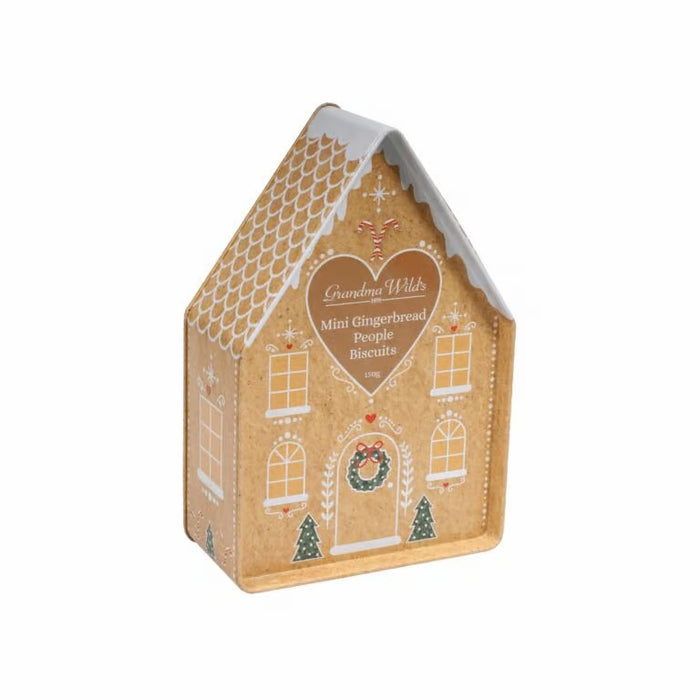 Grandma Wild's Mini Gingerbread People Biscuits Blik - 150 gram