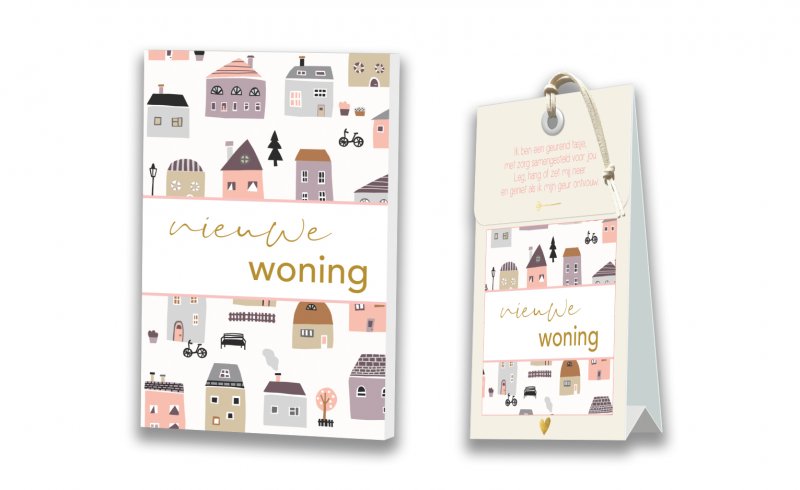 Kaart met Geurtasje - Nieuwe woning