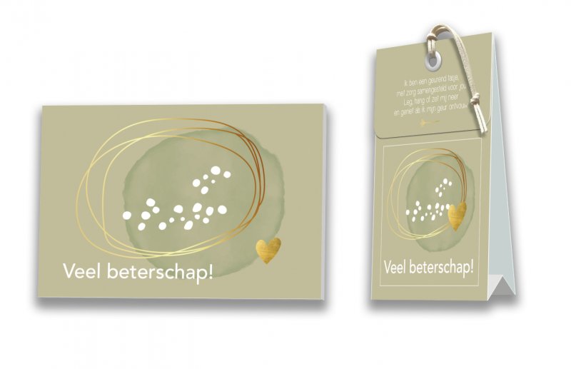 Kaart met Geurtasje - Veel Beterschap!