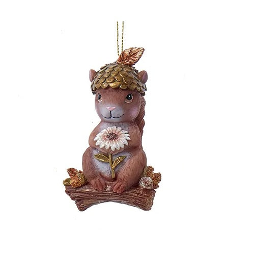 Kurt S. Adler Brown & Copper Forest Animal Ornament - Eekhoorn