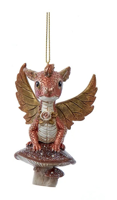 Kurt S. Adler Enchanted Koperen Draak Ornament