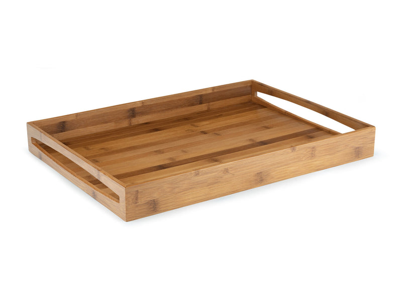 Leopold Vienna Dienblad - Donker Bamboe - 55 cm x40 cm x 6 cm