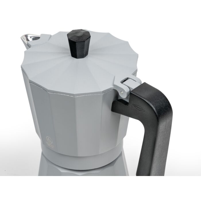 Leopold Vienna Espressomaker Moshi - Grijs - RVS/Aluminium - 6 kopjes